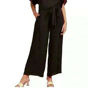 Lucy Paris M pant ladies. Wide leg, with waist tie.